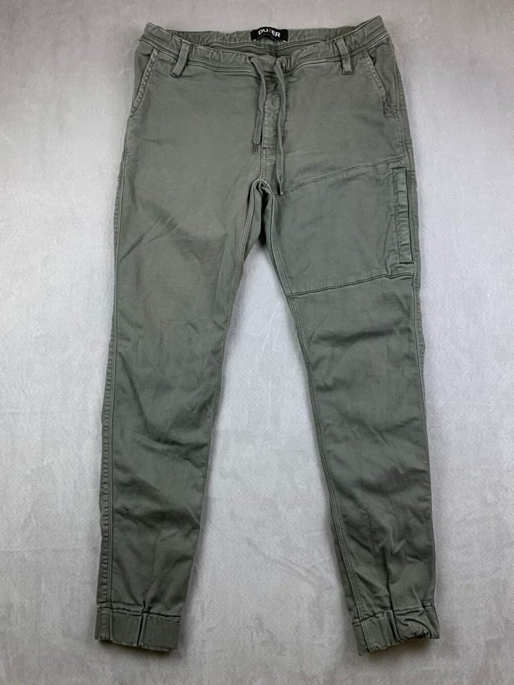 DU/ER Mens Pants 34 Gray N2X Slim Fit No Sweat Jogger Tapered Performance 34x31